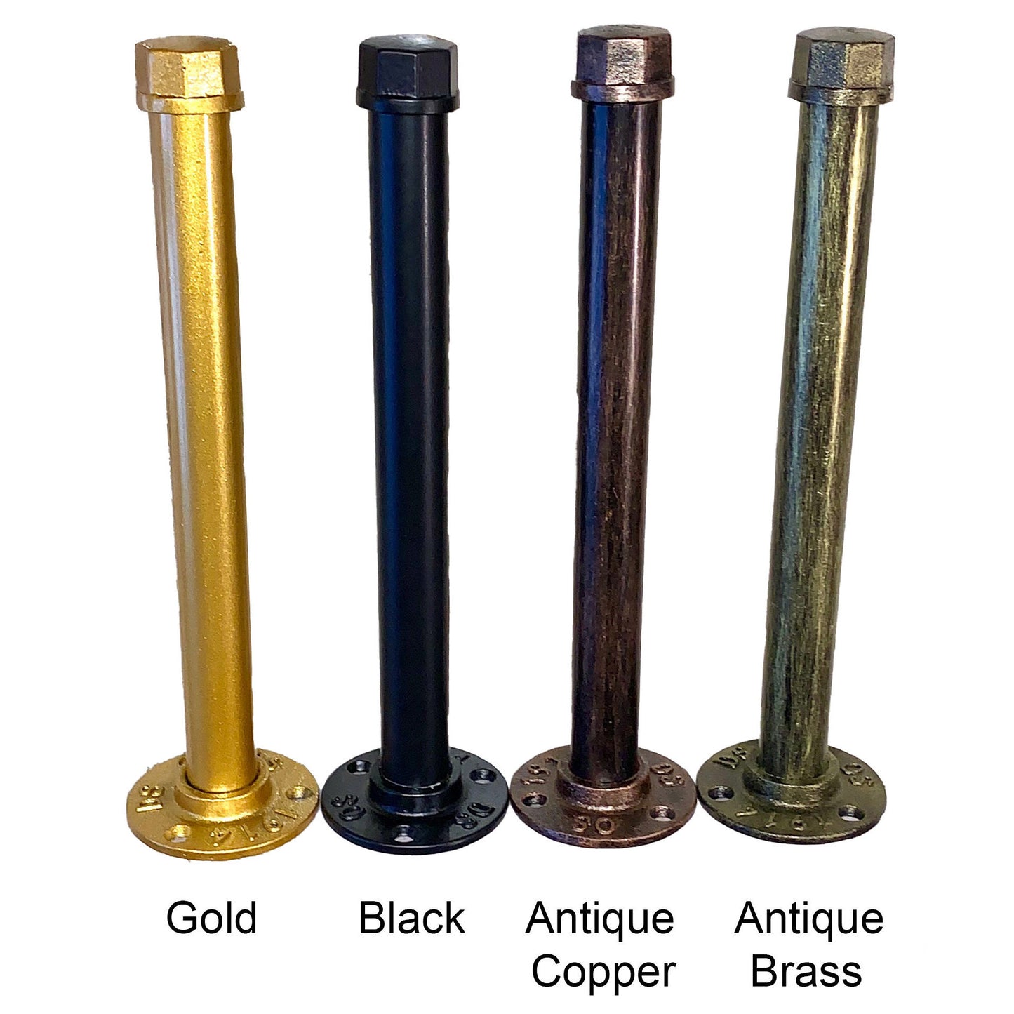 Thick Reclaimed Wood shelf barn wood shelf Pipe Brackets. Gold or Black pipe brackets, Thick shelf farmhouse shelf
