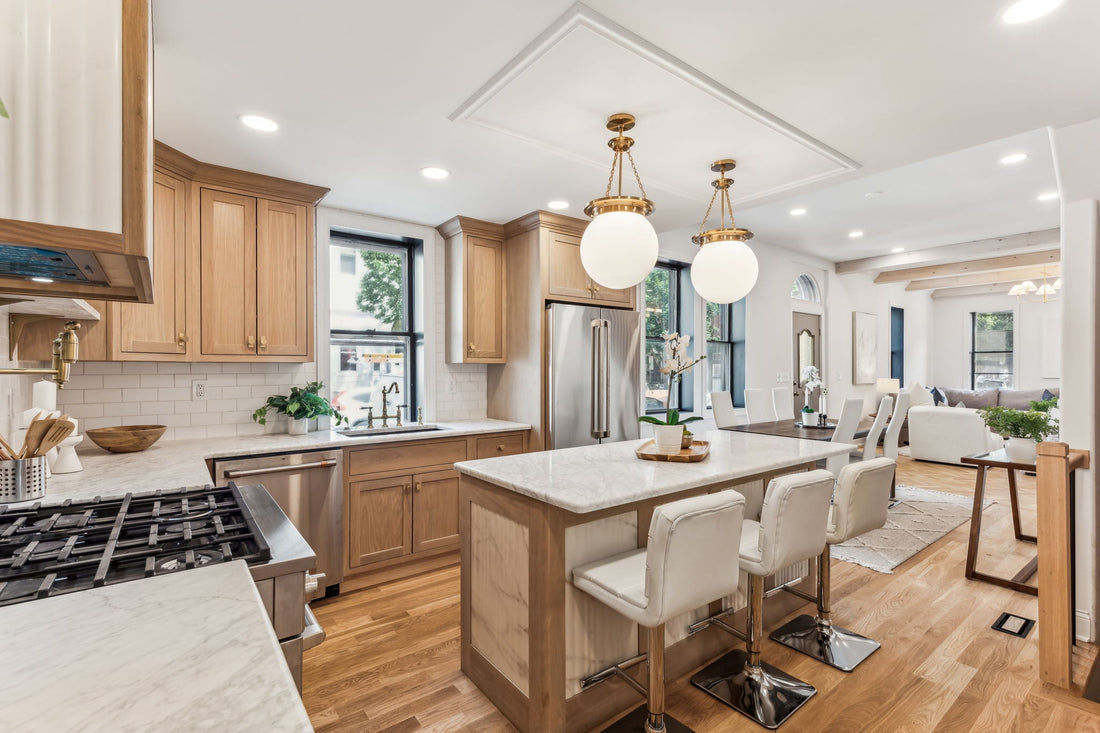 Custom White Oak Cabinetry