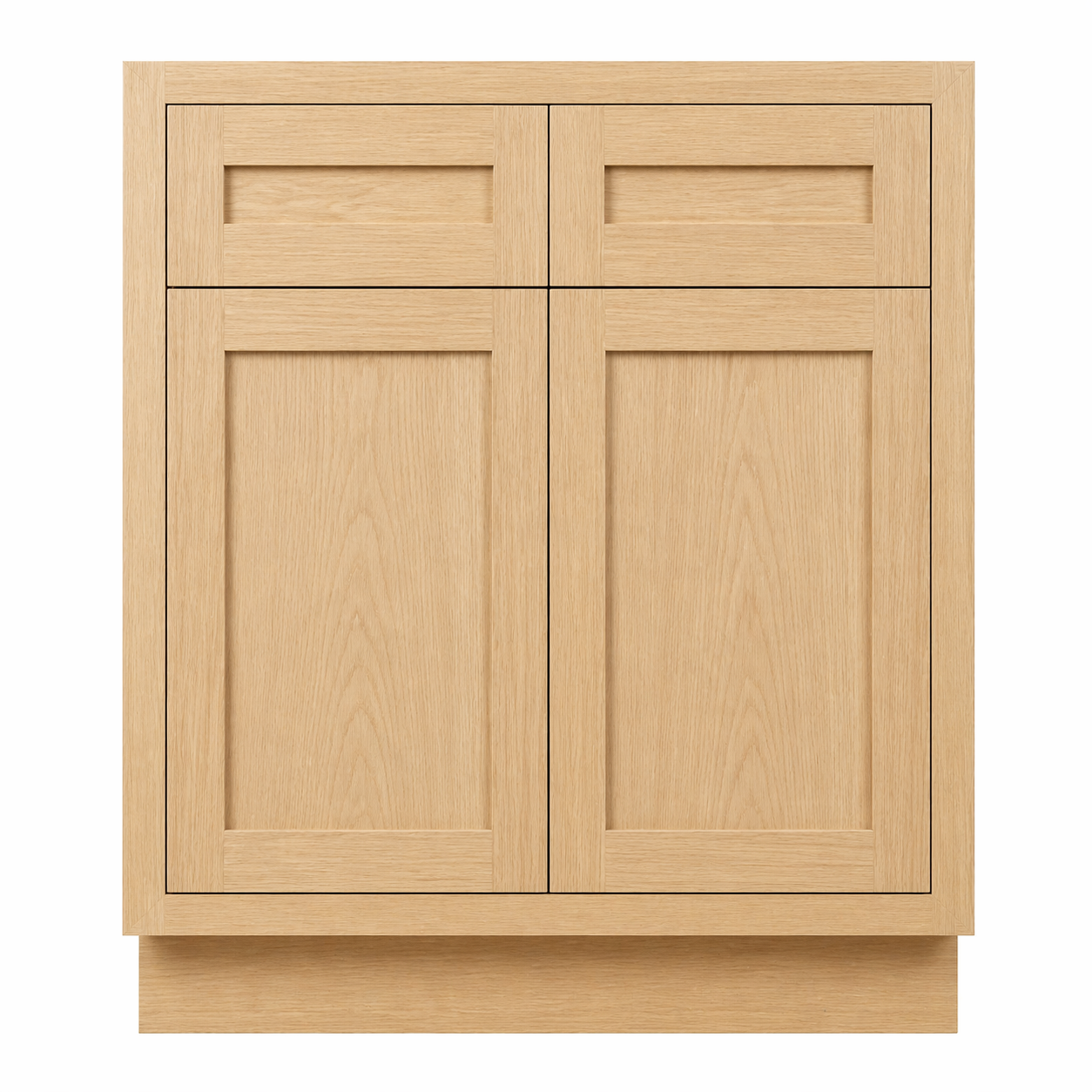 2 Door 2 Drawer Base Cabinet 33"