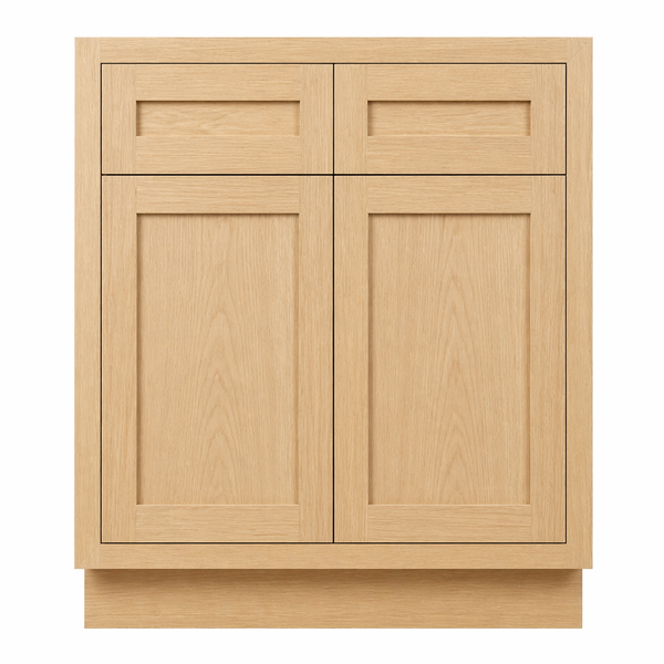2 Door 2 Drawer Base Cabinet 33"