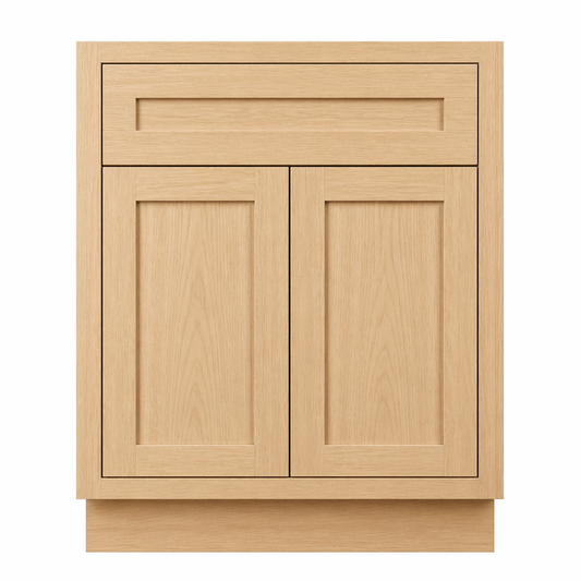 2 Door 1 Drawer Base Cabinet 24"