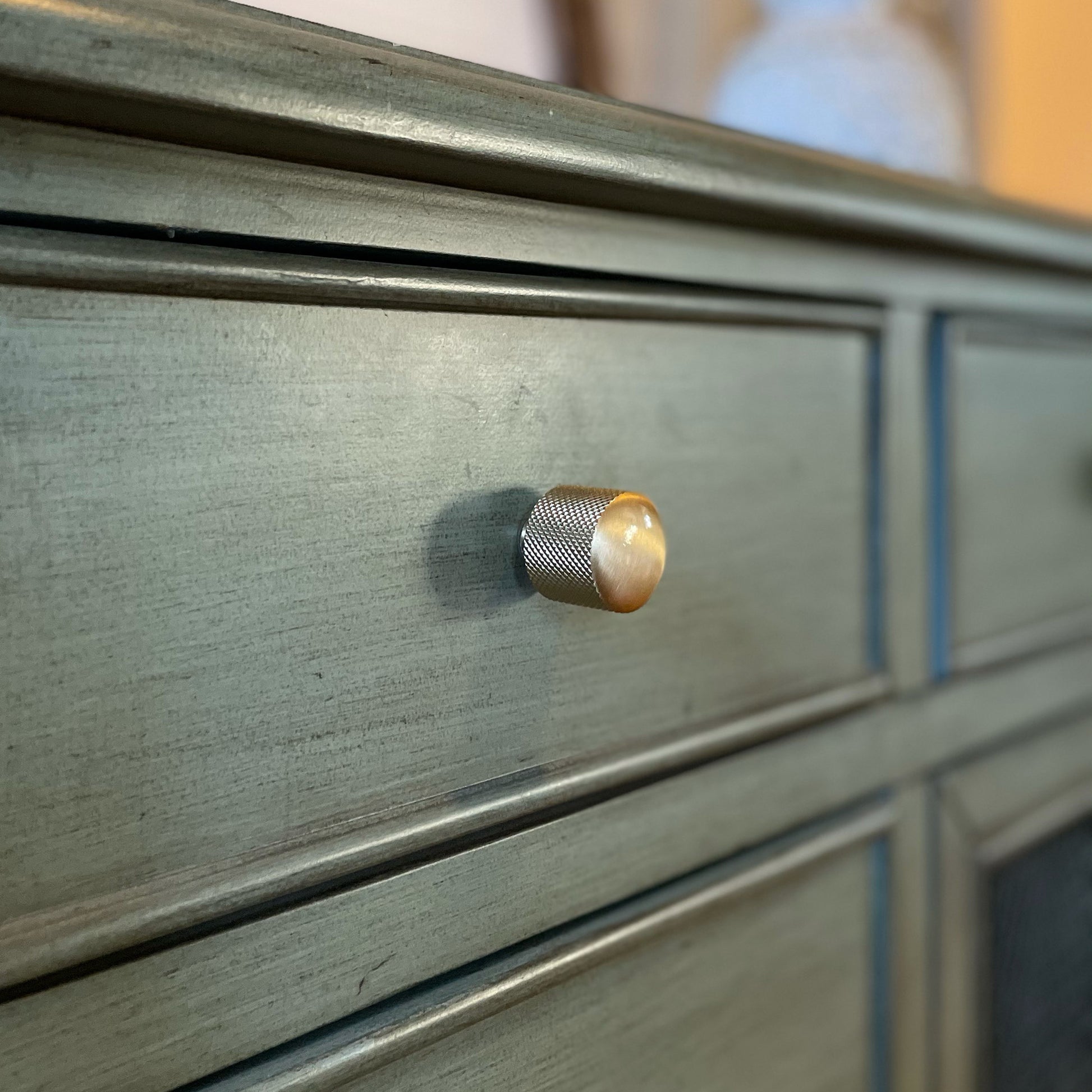 Modern Knurled Cabinet Pulls and Knobs