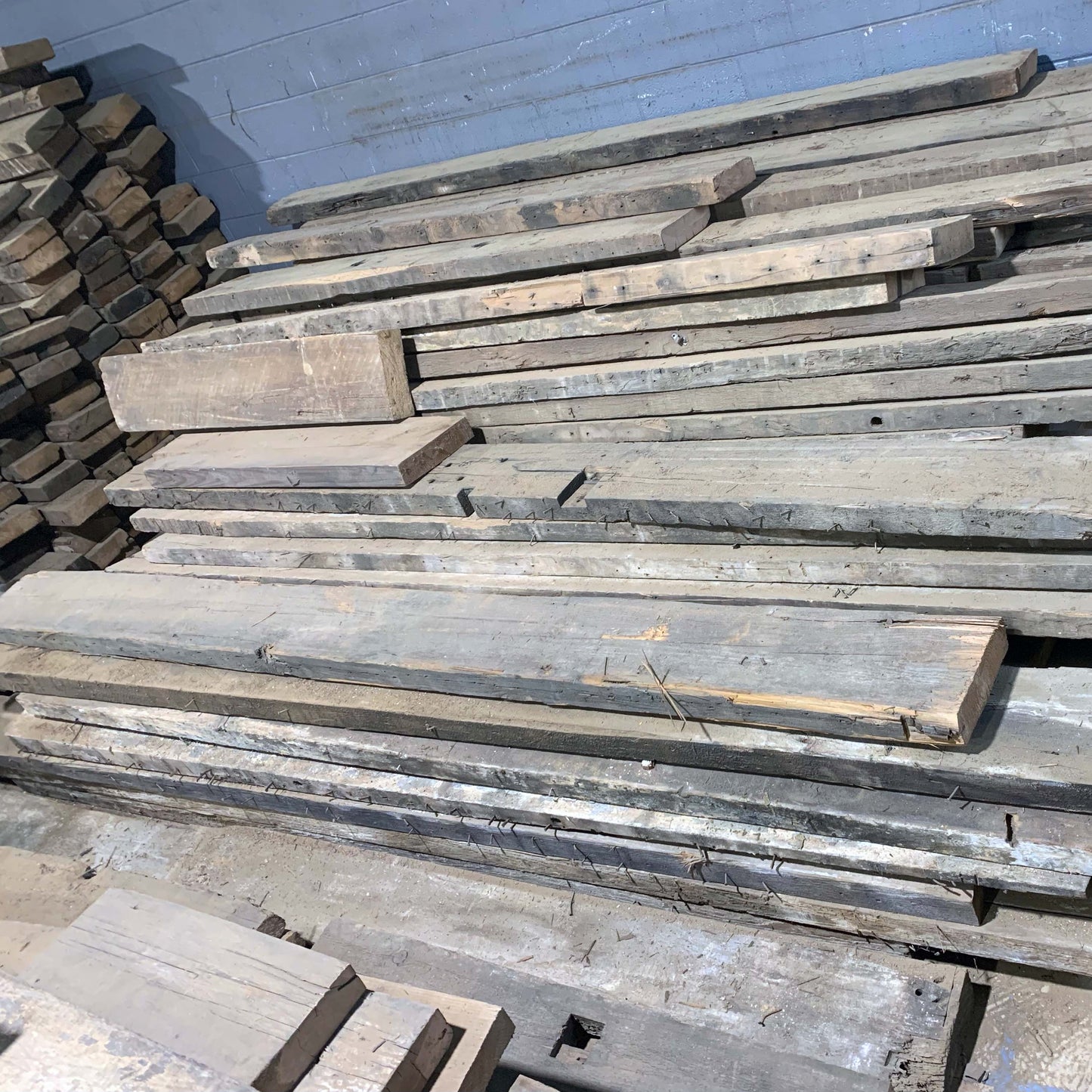 HEAVY-DUTY Rustic Reclaimed Wood, Unfinished, Various Lengths and Widths