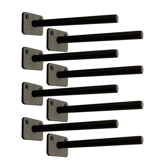 8 Pcs 6" Solid Steel Floating Shelf Bracket - Hidden Shelf Bracke8 Pcs 6" Solid Steel Floating Shelf Bracket - Hidden Shelf Bracket- Shelf Support_ Hidden Bracket for Floating Wood Shelves- Shelf Support_ Hidden Bracket for Floating Wood Shelves
