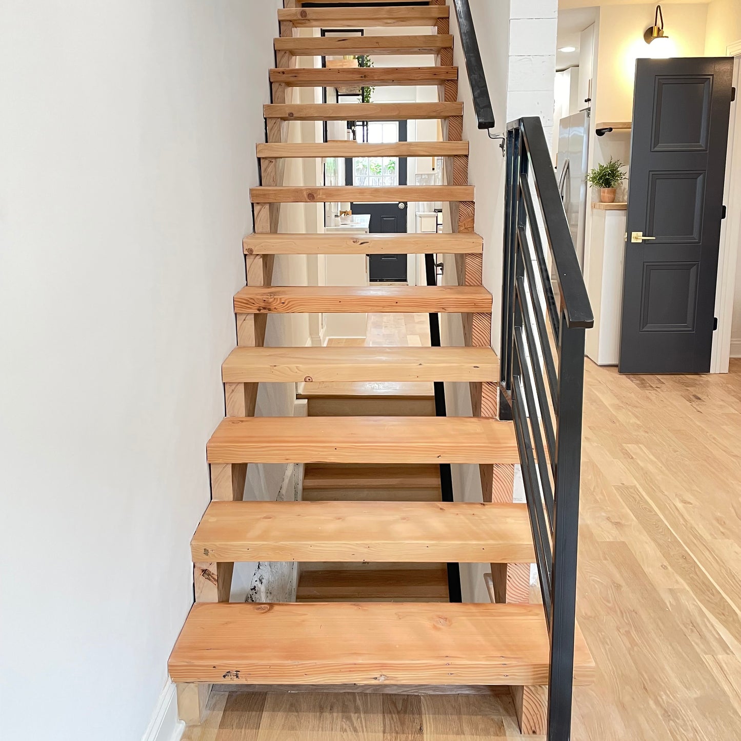 Solid Reclaimed Wood Thick Stairs Treads